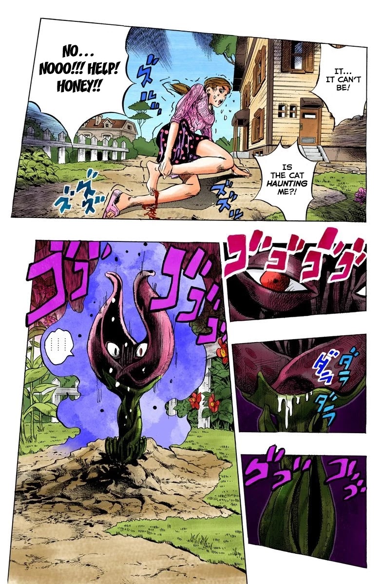 JoJo's Bizarre Adventure Part 4 - Diamond is Unbreakable (Official Colored) Chapter 128 page 15 - Chapter 128: The Cat Who Loved Kira Part 2
