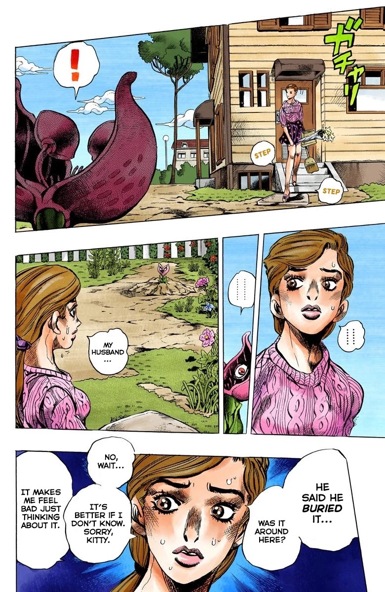 JoJo's Bizarre Adventure Part 4 - Diamond is Unbreakable (Official Colored) Chapter 128 page 7 - Chapter 128: The Cat Who Loved Kira Part 2