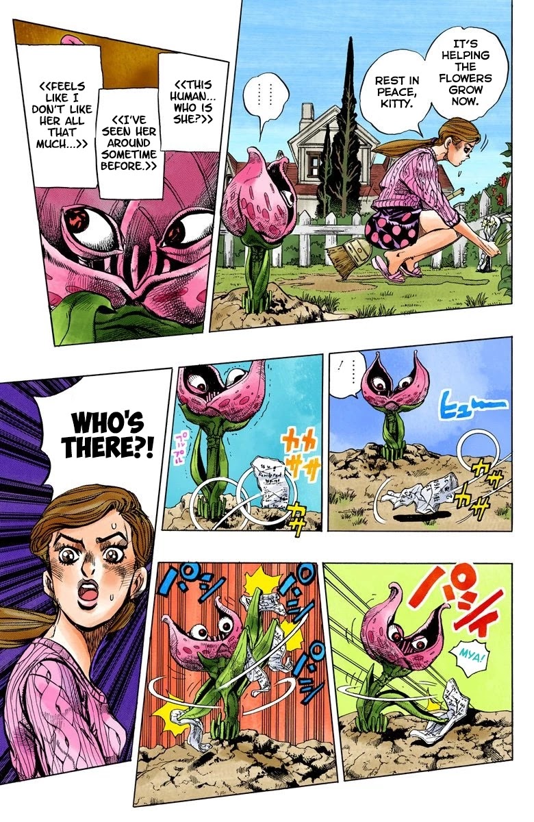 JoJo's Bizarre Adventure Part 4 - Diamond is Unbreakable (Official Colored) Chapter 128 page 8 - Chapter 128: The Cat Who Loved Kira Part 2