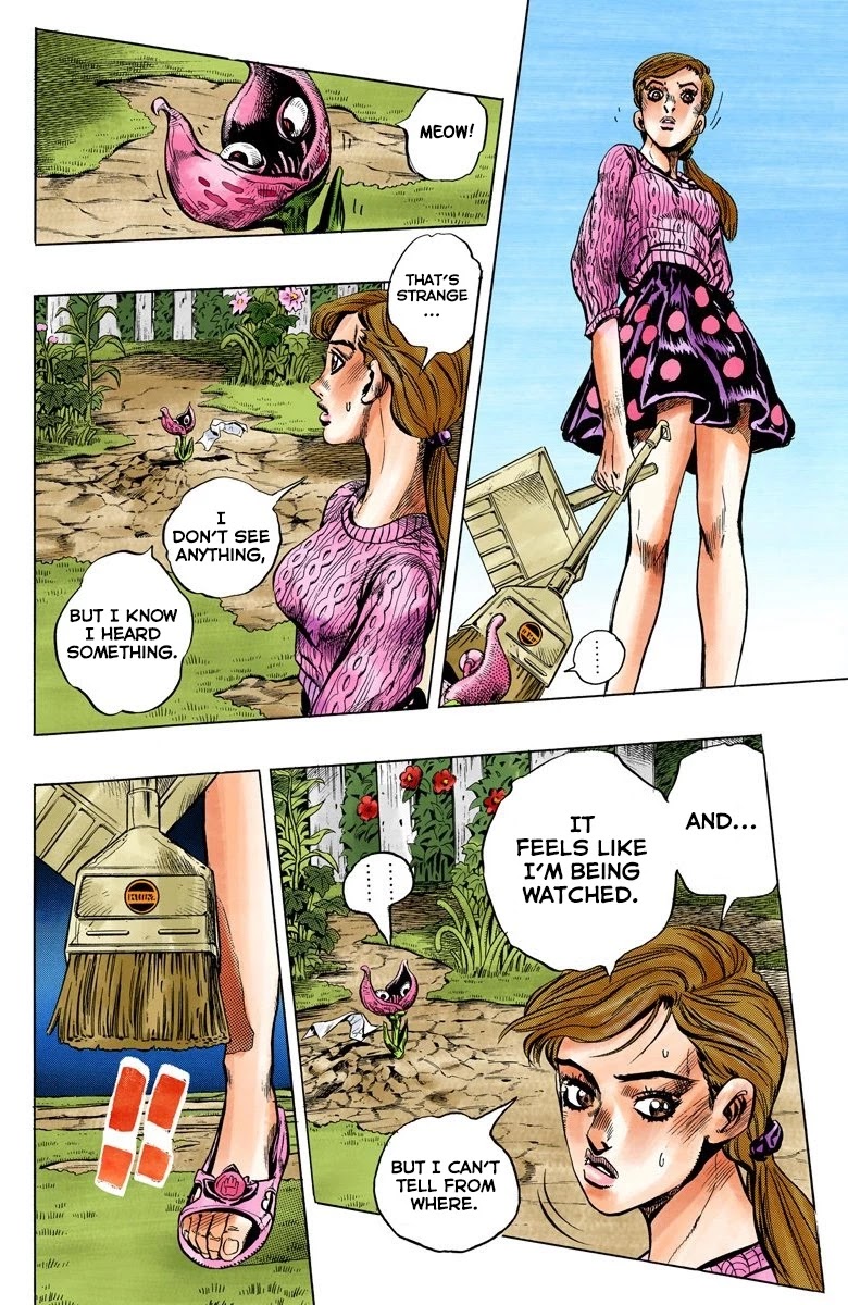 JoJo's Bizarre Adventure Part 4 - Diamond is Unbreakable (Official Colored) Chapter 128 page 9 - Chapter 128: The Cat Who Loved Kira Part 2