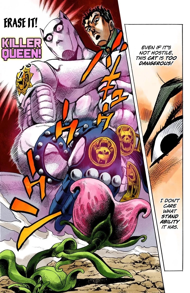 JoJo's Bizarre Adventure Part 4 - Diamond is Unbreakable (Official Colored) Chapter 129 page 12 - Chapter 129: The Cat Who Loved Kira Part 3