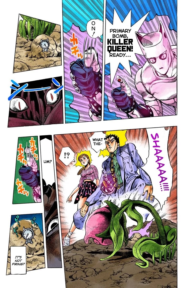 JoJo's Bizarre Adventure Part 4 - Diamond is Unbreakable (Official Colored) Chapter 129 page 14 - Chapter 129: The Cat Who Loved Kira Part 3