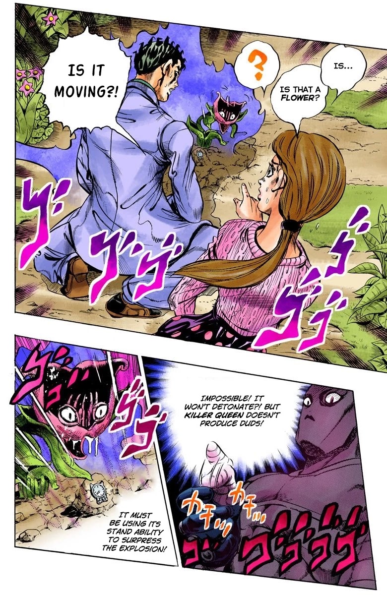 JoJo's Bizarre Adventure Part 4 - Diamond is Unbreakable (Official Colored) Chapter 129 page 15 - Chapter 129: The Cat Who Loved Kira Part 3