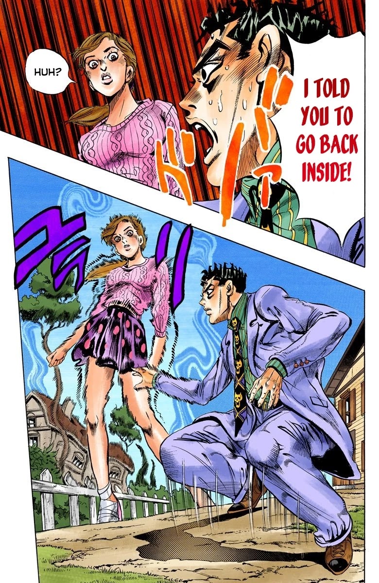 JoJo's Bizarre Adventure Part 4 - Diamond is Unbreakable (Official Colored) Chapter 129 page 16 - Chapter 129: The Cat Who Loved Kira Part 3
