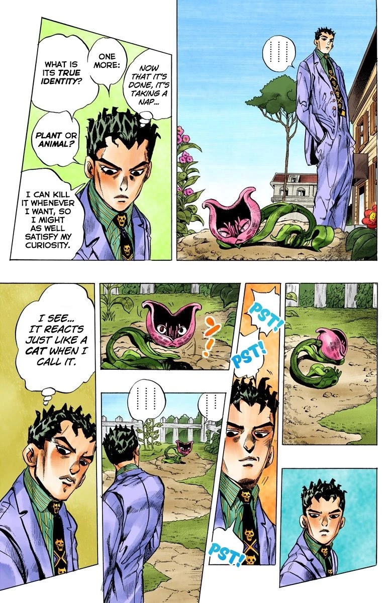 JoJo's Bizarre Adventure Part 4 - Diamond is Unbreakable (Official Colored) Chapter 129 page 4 - Chapter 129: The Cat Who Loved Kira Part 3