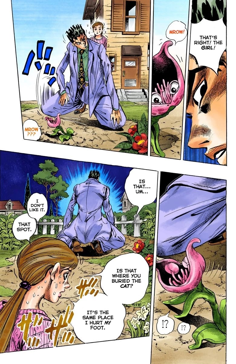 JoJo's Bizarre Adventure Part 4 - Diamond is Unbreakable (Official Colored) Chapter 129 page 8 - Chapter 129: The Cat Who Loved Kira Part 3