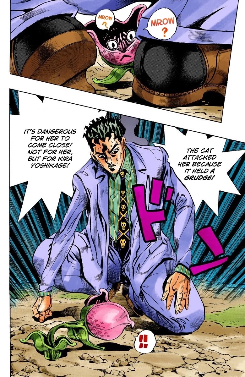 JoJo's Bizarre Adventure Part 4 - Diamond is Unbreakable (Official Colored) Chapter 129 page 9 - Chapter 129: The Cat Who Loved Kira Part 3
