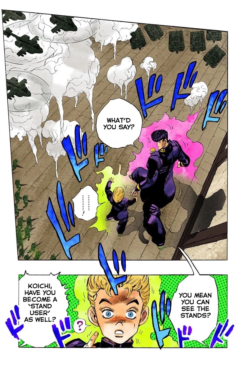 JoJo's Bizarre Adventure Part 4 - Diamond is Unbreakable (Official Colored) Chapter 13 page 20 - Chapter 13: The Nijimura Brothers - Part 5