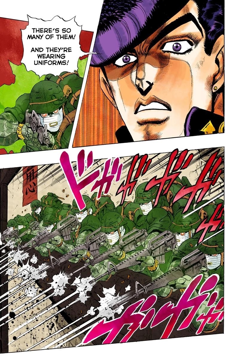 JoJo's Bizarre Adventure Part 4 - Diamond is Unbreakable (Official Colored) Chapter 13 page 8 - Chapter 13: The Nijimura Brothers - Part 5