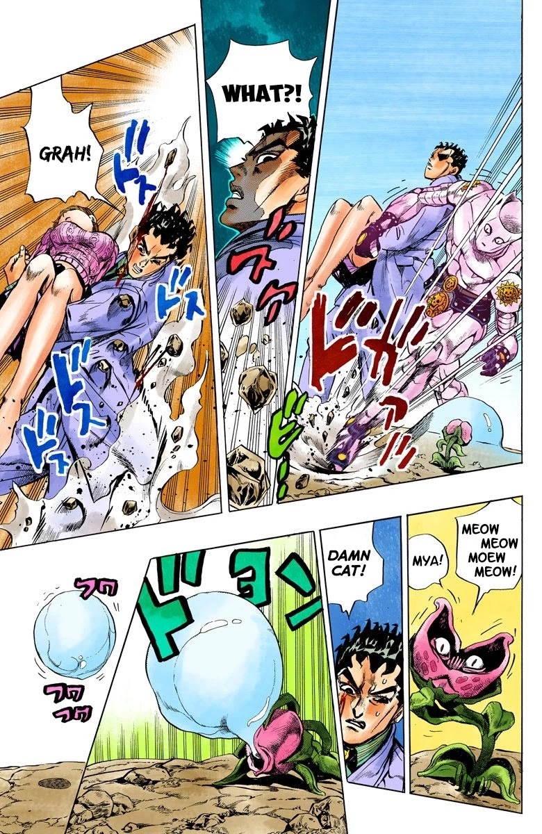 JoJo's Bizarre Adventure Part 4 - Diamond is Unbreakable (Official Colored) Chapter 130 page 7 - Chapter 130: The Cat Who Loved Kira Part 4