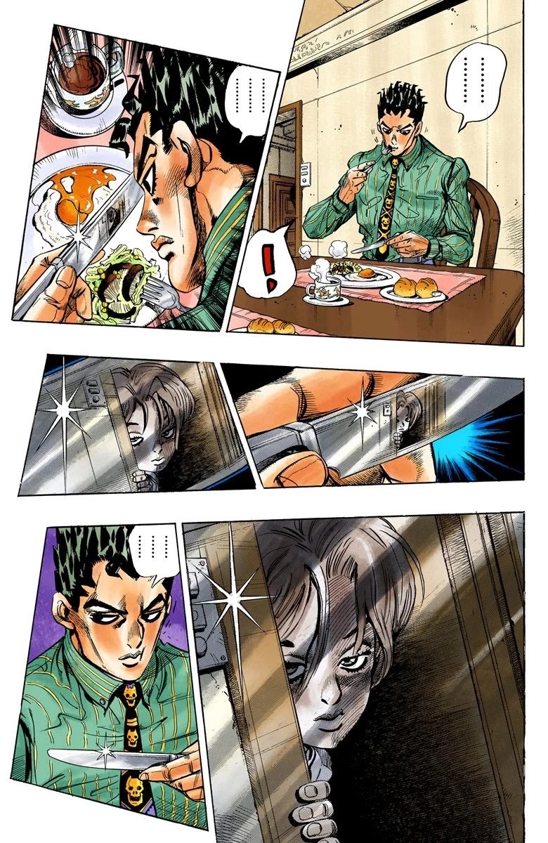 JoJo's Bizarre Adventure Part 4 - Diamond is Unbreakable (Official Colored) Chapter 131 page 5 - Chapter 131: The Cat Who Loved Kira Part 5