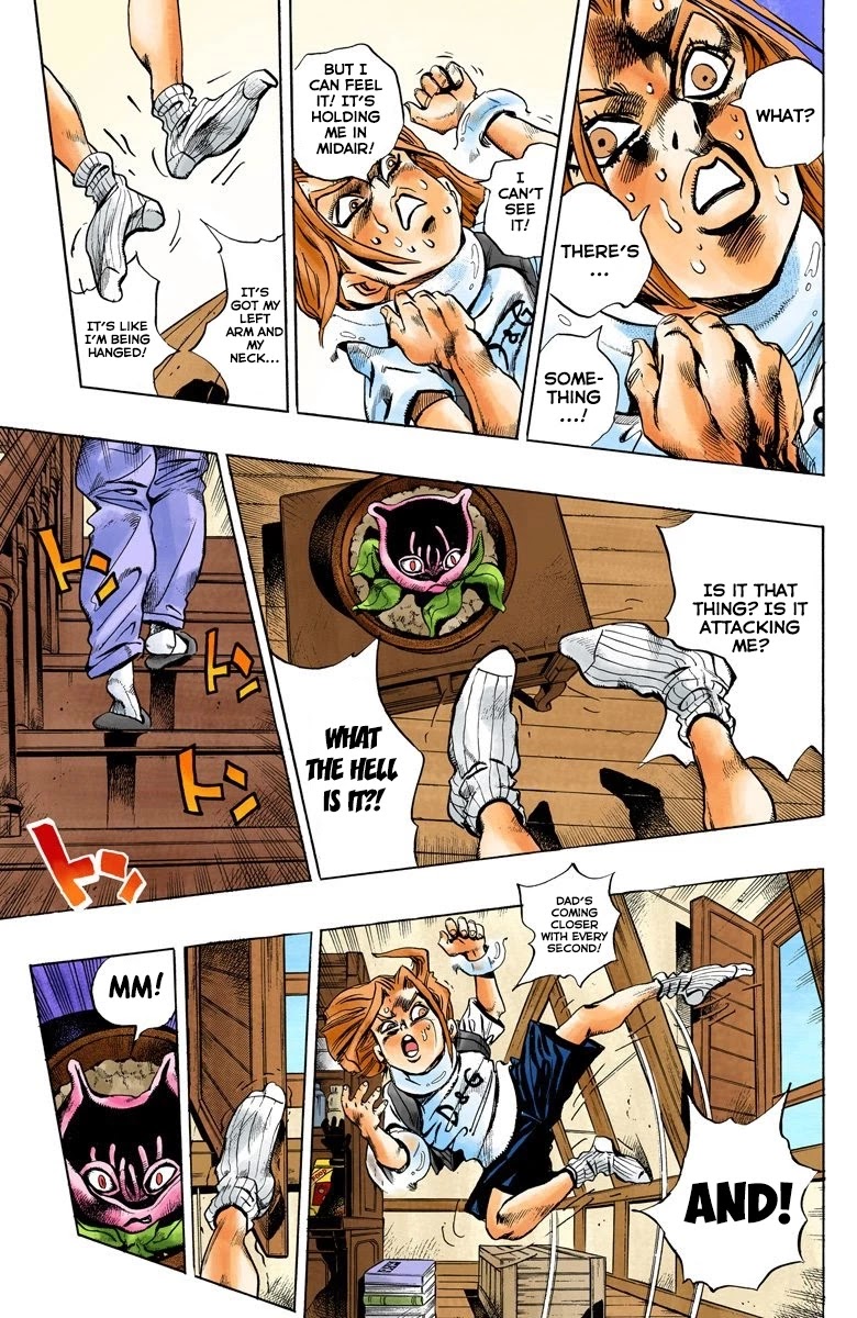 JoJo's Bizarre Adventure Part 4 - Diamond is Unbreakable (Official Colored) Chapter 132 page 11 - Chapter 132: The Cat Who Loved Kira Part 6