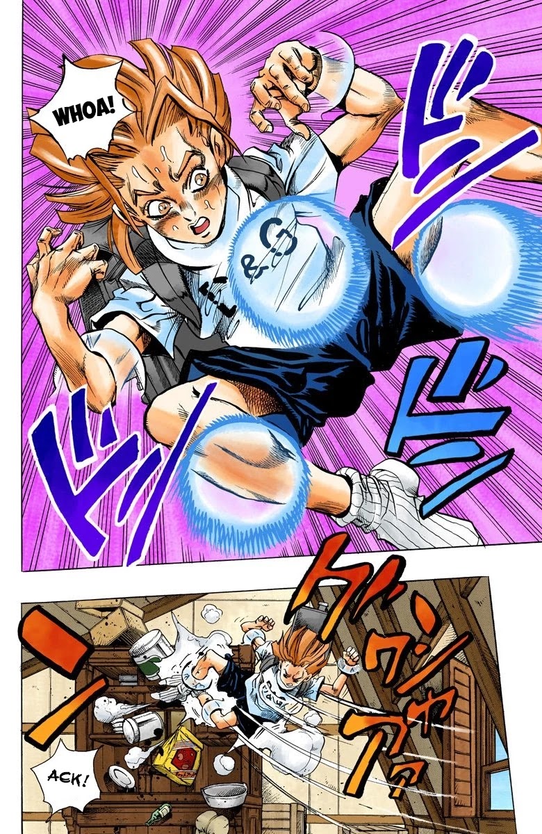 JoJo's Bizarre Adventure Part 4 - Diamond is Unbreakable (Official Colored) Chapter 132 page 12 - Chapter 132: The Cat Who Loved Kira Part 6
