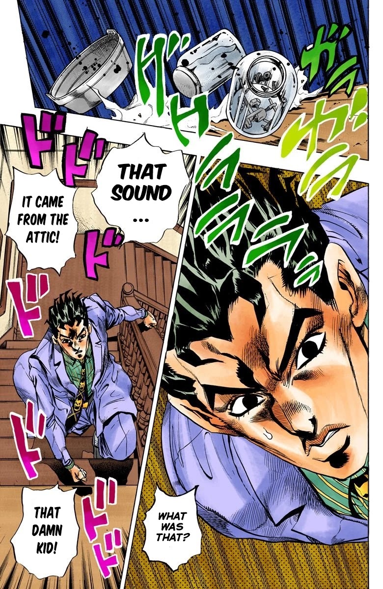 JoJo's Bizarre Adventure Part 4 - Diamond is Unbreakable (Official Colored) Chapter 132 page 13 - Chapter 132: The Cat Who Loved Kira Part 6