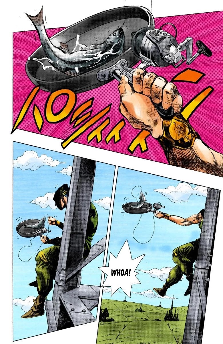 JoJo's Bizarre Adventure Part 4 - Diamond is Unbreakable (Official Colored) Chapter 133 page 11 - Chapter 133: Who Wants to Live on a Transmission Tower? Part 1