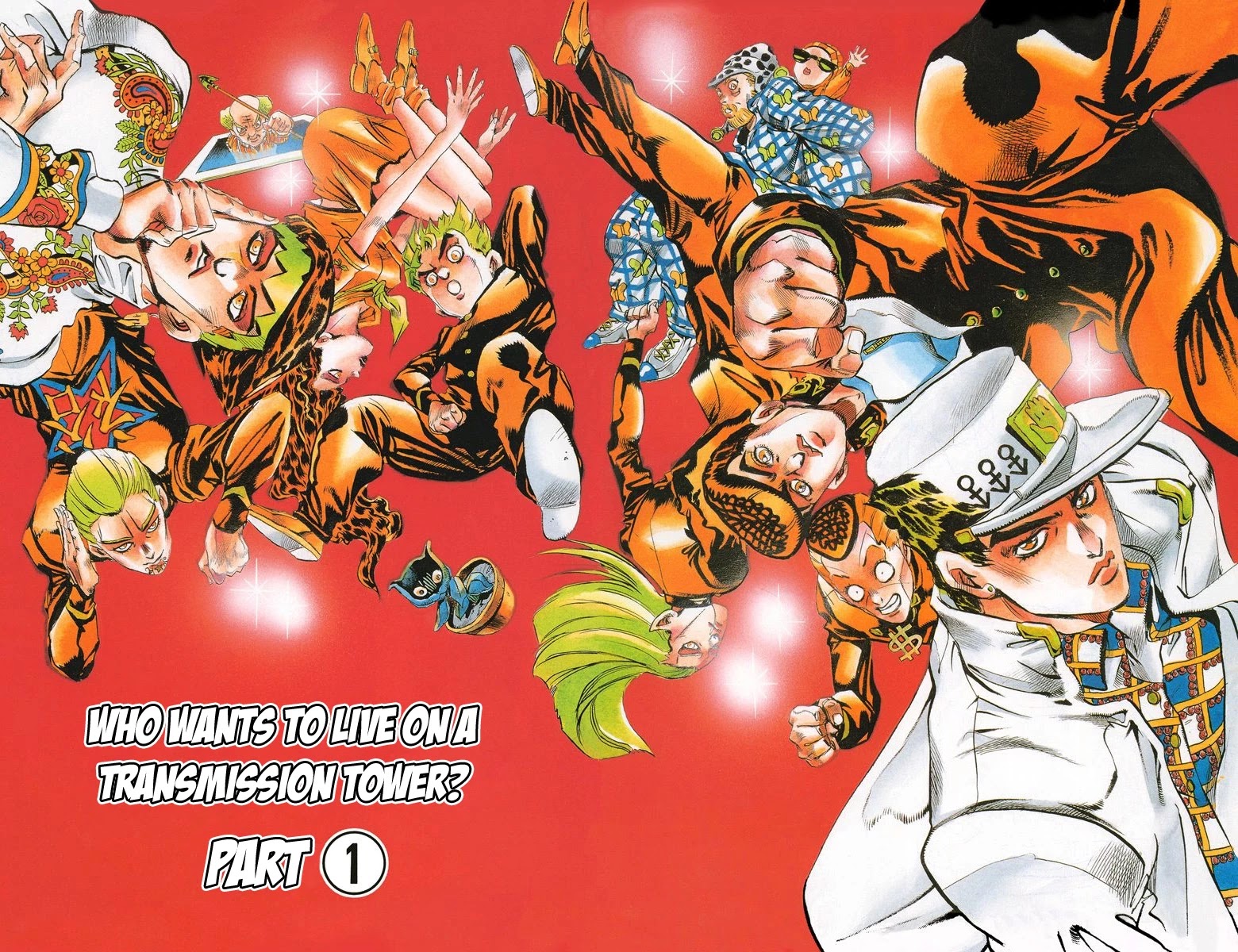JoJo's Bizarre Adventure Part 4 - Diamond is Unbreakable (Official Colored) Chapter 133 page 2 - Chapter 133: Who Wants to Live on a Transmission Tower? Part 1