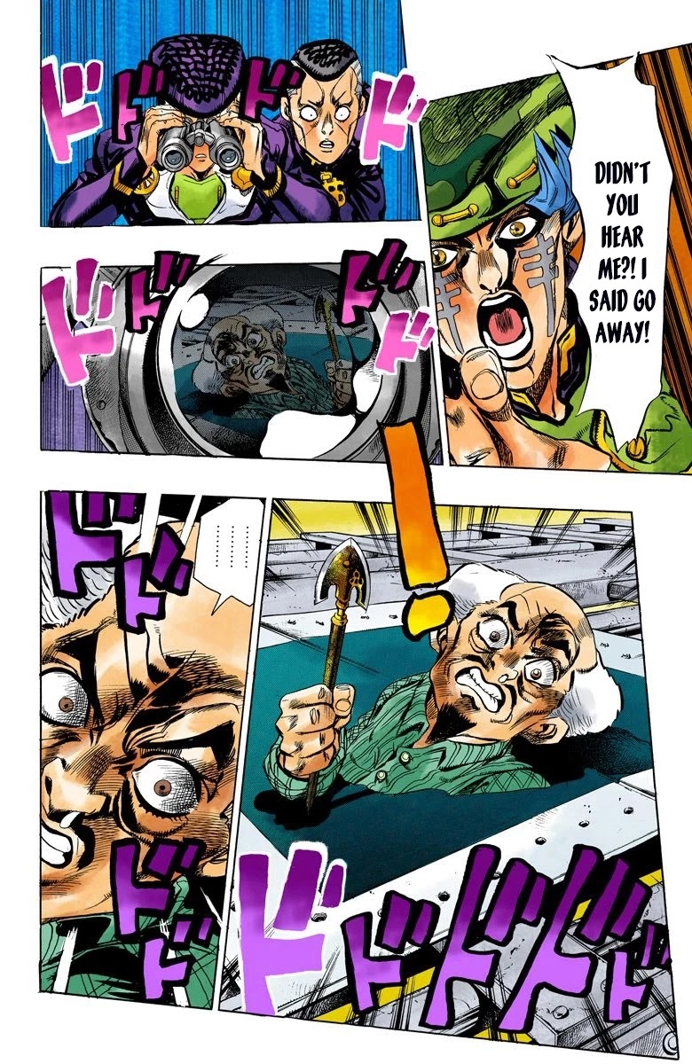 JoJo's Bizarre Adventure Part 4 - Diamond is Unbreakable (Official Colored) Chapter 134 page 13 - Chapter 134: Who Wants to Live on a Transmission Tower? Part 2