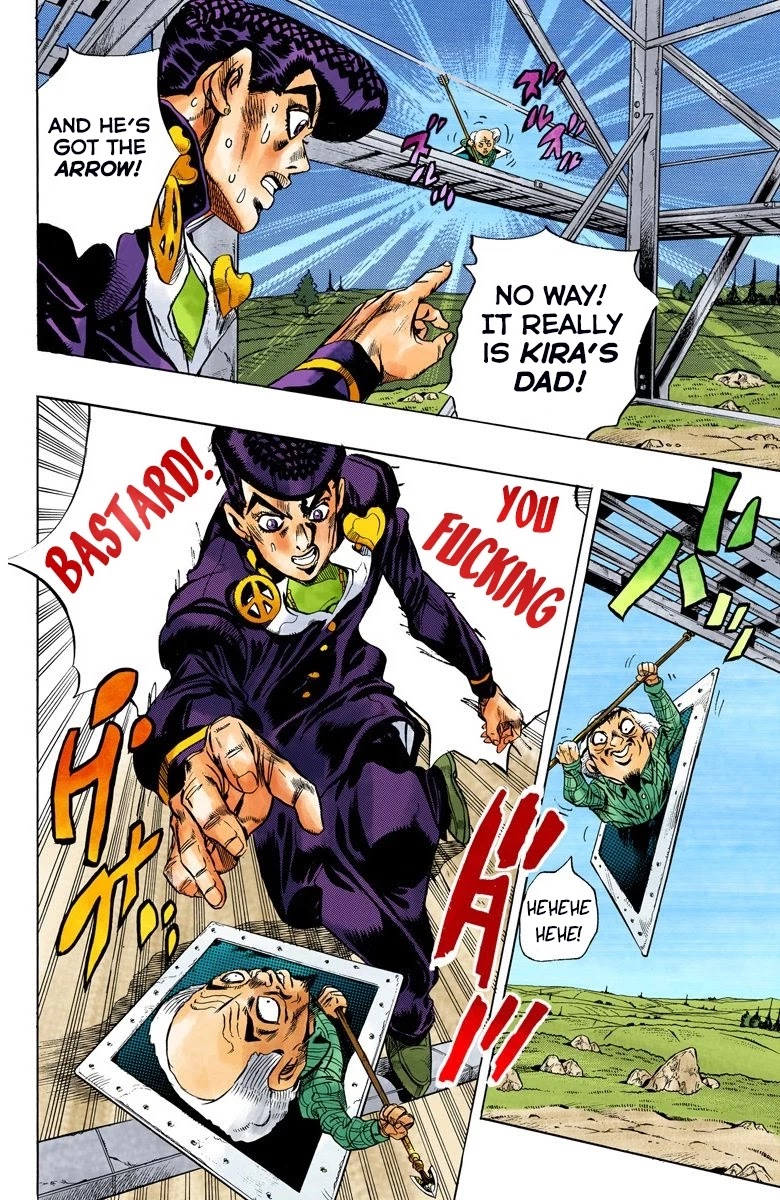 JoJo's Bizarre Adventure Part 4 - Diamond is Unbreakable (Official Colored) Chapter 134 page 17 - Chapter 134: Who Wants to Live on a Transmission Tower? Part 2