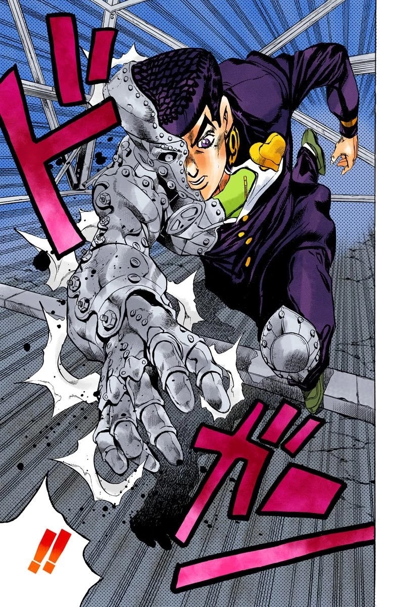 JoJo's Bizarre Adventure Part 4 - Diamond is Unbreakable (Official Colored) Chapter 134 page 18 - Chapter 134: Who Wants to Live on a Transmission Tower? Part 2