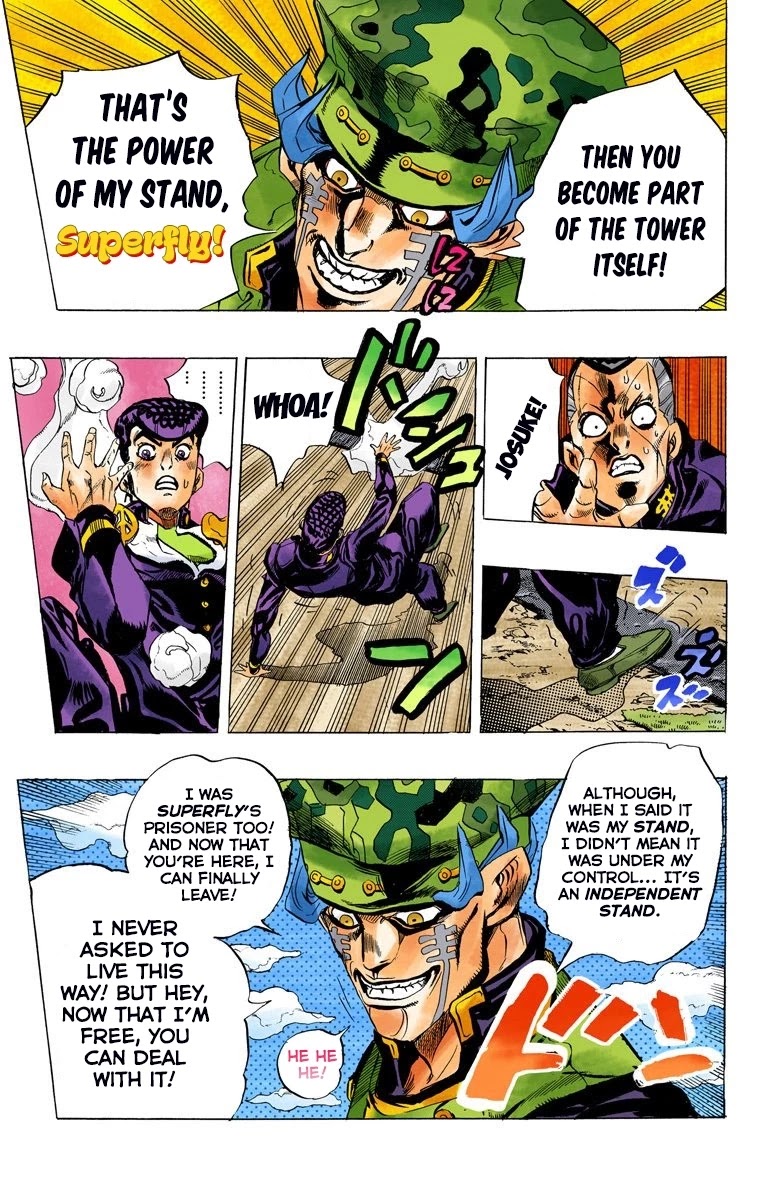 JoJo's Bizarre Adventure Part 4 - Diamond is Unbreakable (Official Colored) Chapter 134 page 20 - Chapter 134: Who Wants to Live on a Transmission Tower? Part 2