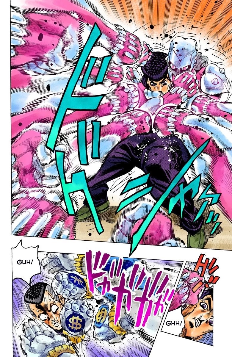 JoJo's Bizarre Adventure Part 4 - Diamond is Unbreakable (Official Colored) Chapter 135 page 14 - Chapter 135: Who Wants to Live on a Transmission Tower? Part 3