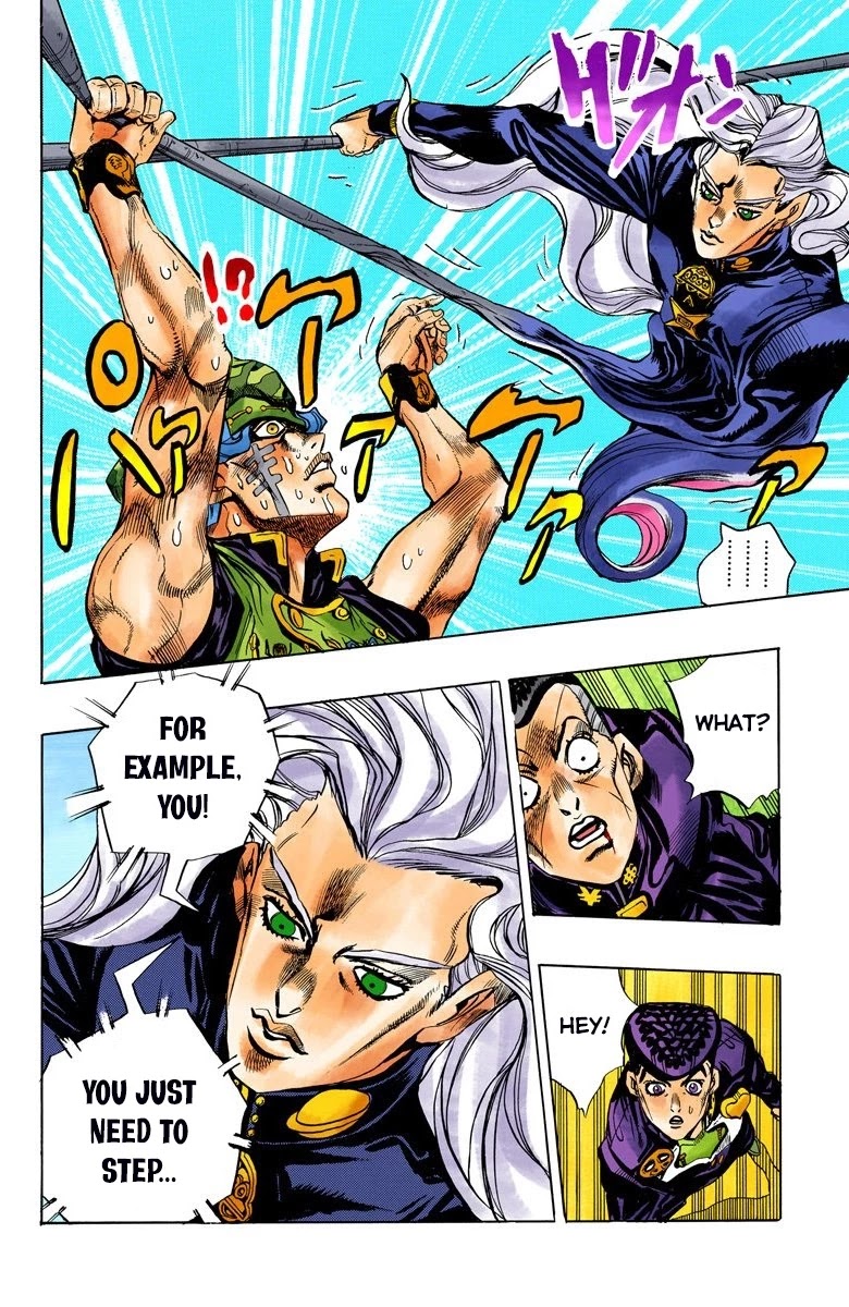 JoJo's Bizarre Adventure Part 4 - Diamond is Unbreakable (Official Colored) Chapter 135 page 18 - Chapter 135: Who Wants to Live on a Transmission Tower? Part 3