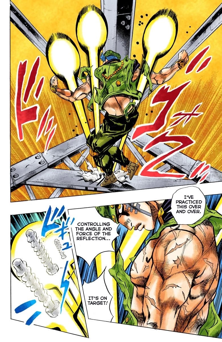 JoJo's Bizarre Adventure Part 4 - Diamond is Unbreakable (Official Colored) Chapter 136 page 12 - Chapter 136: Who Wants to Live on a Transmission Tower? Part 4