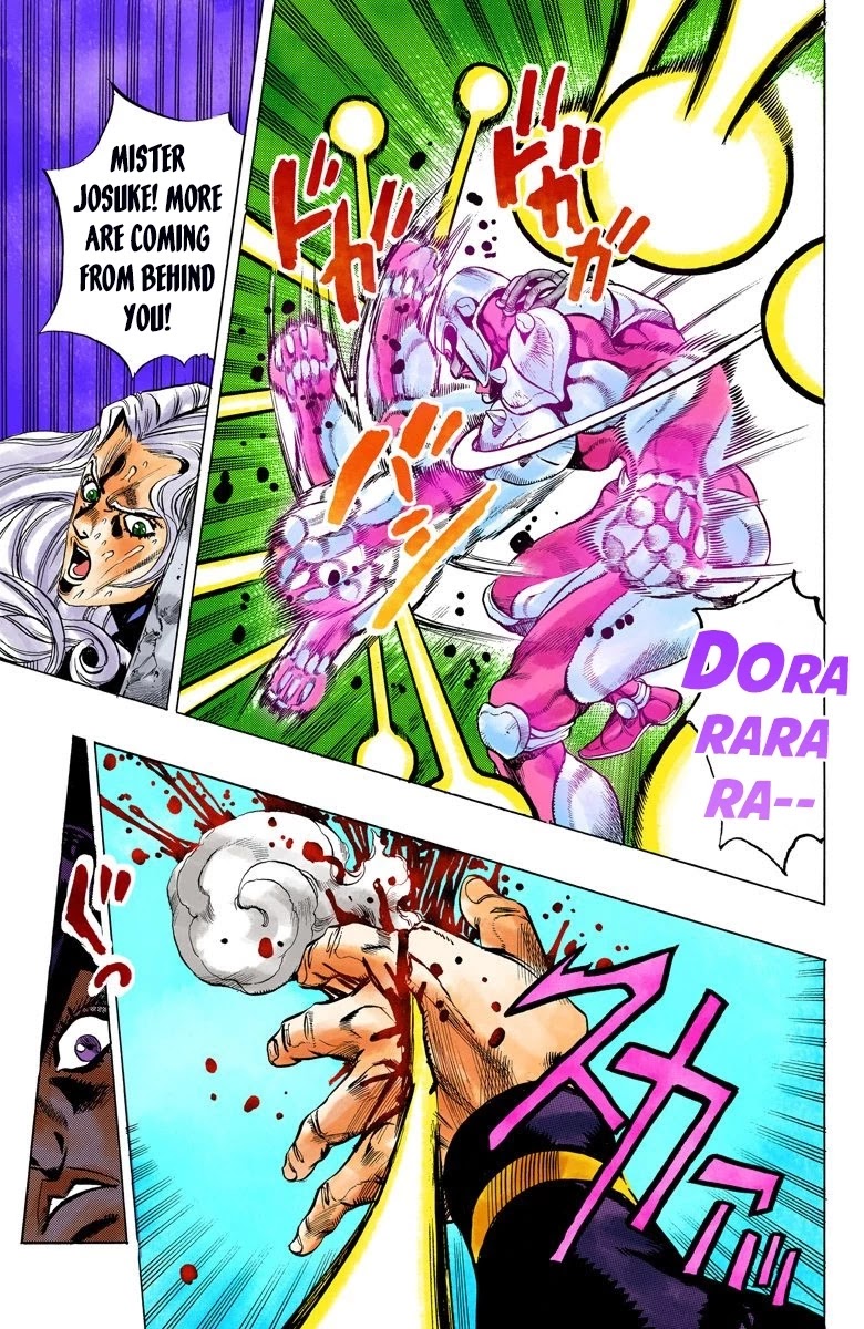 JoJo's Bizarre Adventure Part 4 - Diamond is Unbreakable (Official Colored) Chapter 137 page 13 - Chapter 137: Who Wants to Live on a Transmission Tower? Part 5