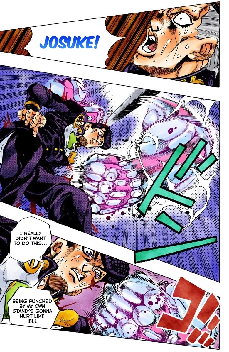JoJo's Bizarre Adventure Part 4 - Diamond is Unbreakable (Official Colored) Chapter 138 page 12 - Chapter 138: Who Wants to Live on a Transmission Tower? Part 6