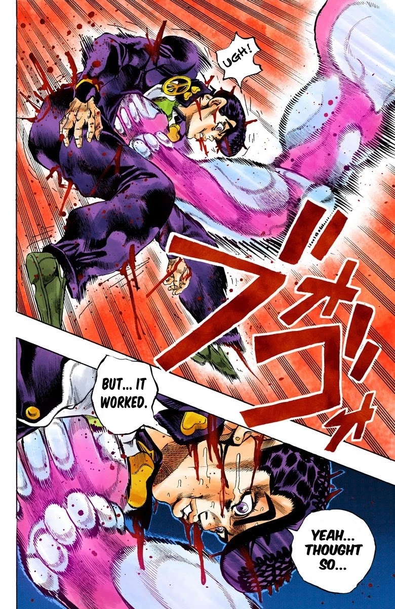 JoJo's Bizarre Adventure Part 4 - Diamond is Unbreakable (Official Colored) Chapter 138 page 13 - Chapter 138: Who Wants to Live on a Transmission Tower? Part 6