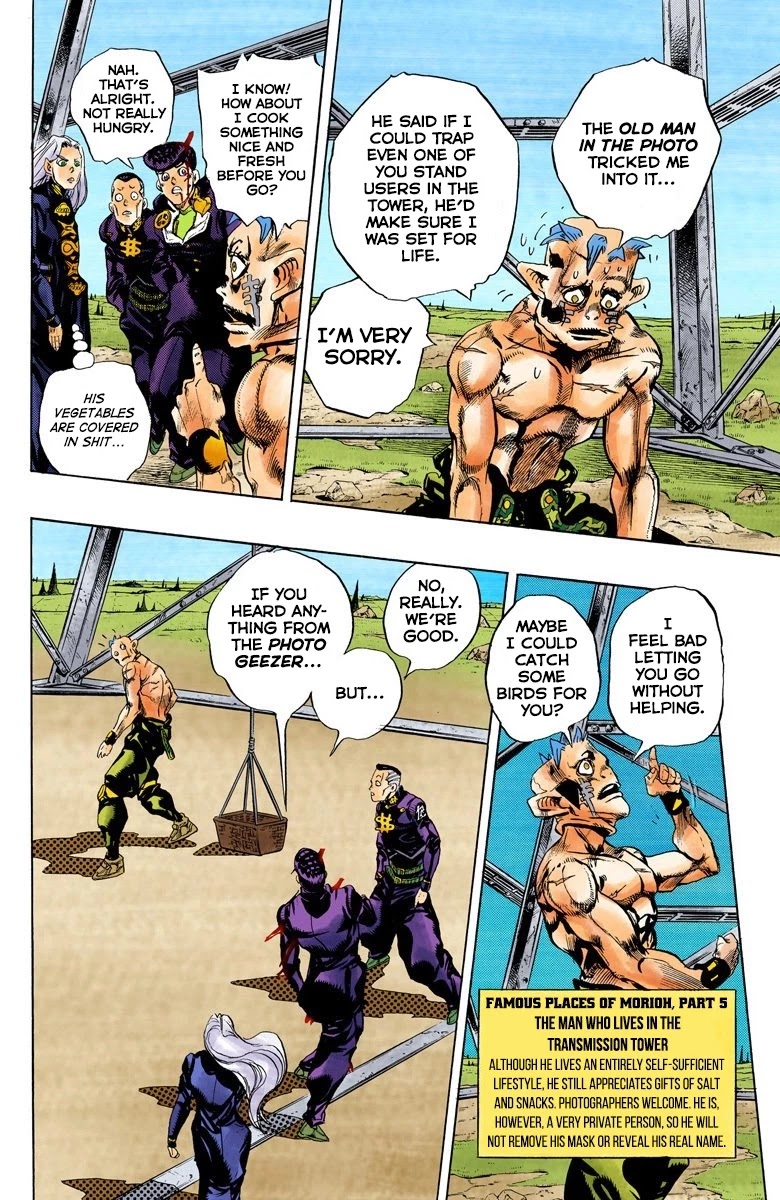 JoJo's Bizarre Adventure Part 4 - Diamond is Unbreakable (Official Colored) Chapter 138 page 17 - Chapter 138: Who Wants to Live on a Transmission Tower? Part 6