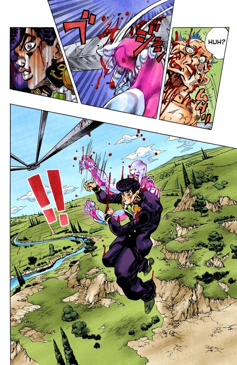 JoJo's Bizarre Adventure Part 4 - Diamond is Unbreakable (Official Colored) Chapter 138 page 9 - Chapter 138: Who Wants to Live on a Transmission Tower? Part 6
