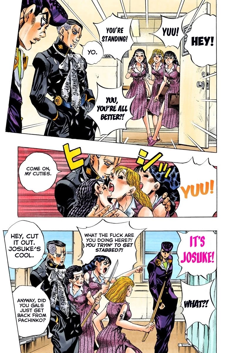 JoJo's Bizarre Adventure Part 4 - Diamond is Unbreakable (Official Colored) Chapter 139 page 10 - Chapter 139: Enigma Boy Part 1