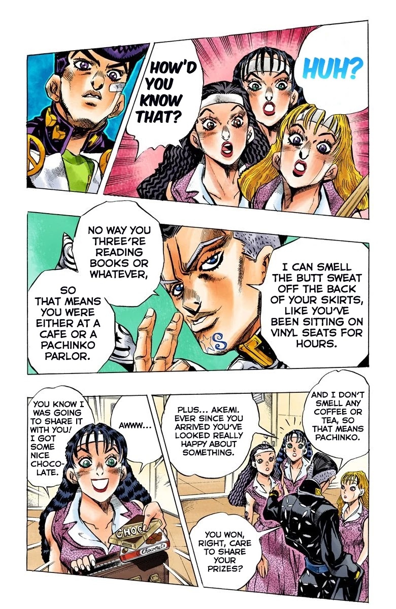 JoJo's Bizarre Adventure Part 4 - Diamond is Unbreakable (Official Colored) Chapter 139 page 11 - Chapter 139: Enigma Boy Part 1