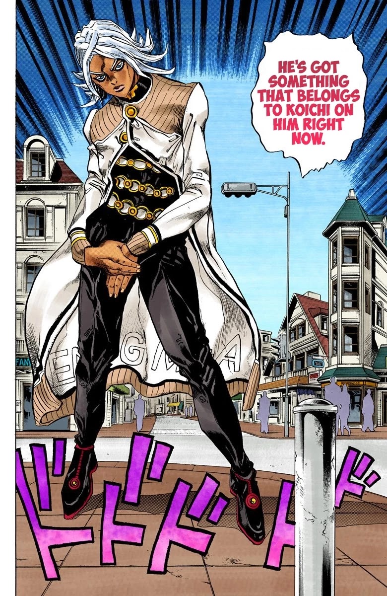 JoJo's Bizarre Adventure Part 4 - Diamond is Unbreakable (Official Colored) Chapter 139 page 17 - Chapter 139: Enigma Boy Part 1