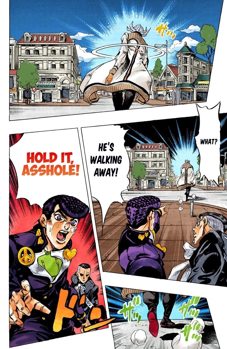 JoJo's Bizarre Adventure Part 4 - Diamond is Unbreakable (Official Colored) Chapter 139 page 19 - Chapter 139: Enigma Boy Part 1
