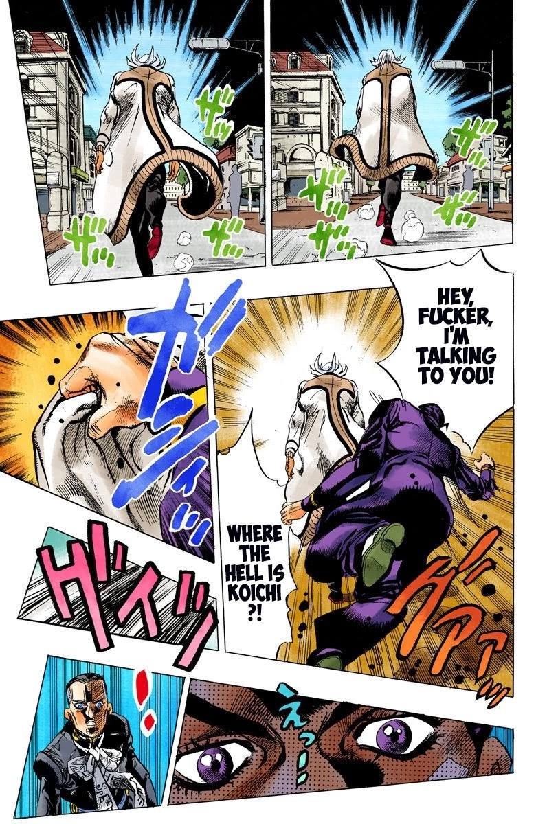 JoJo's Bizarre Adventure Part 4 - Diamond is Unbreakable (Official Colored) Chapter 139 page 20 - Chapter 139: Enigma Boy Part 1