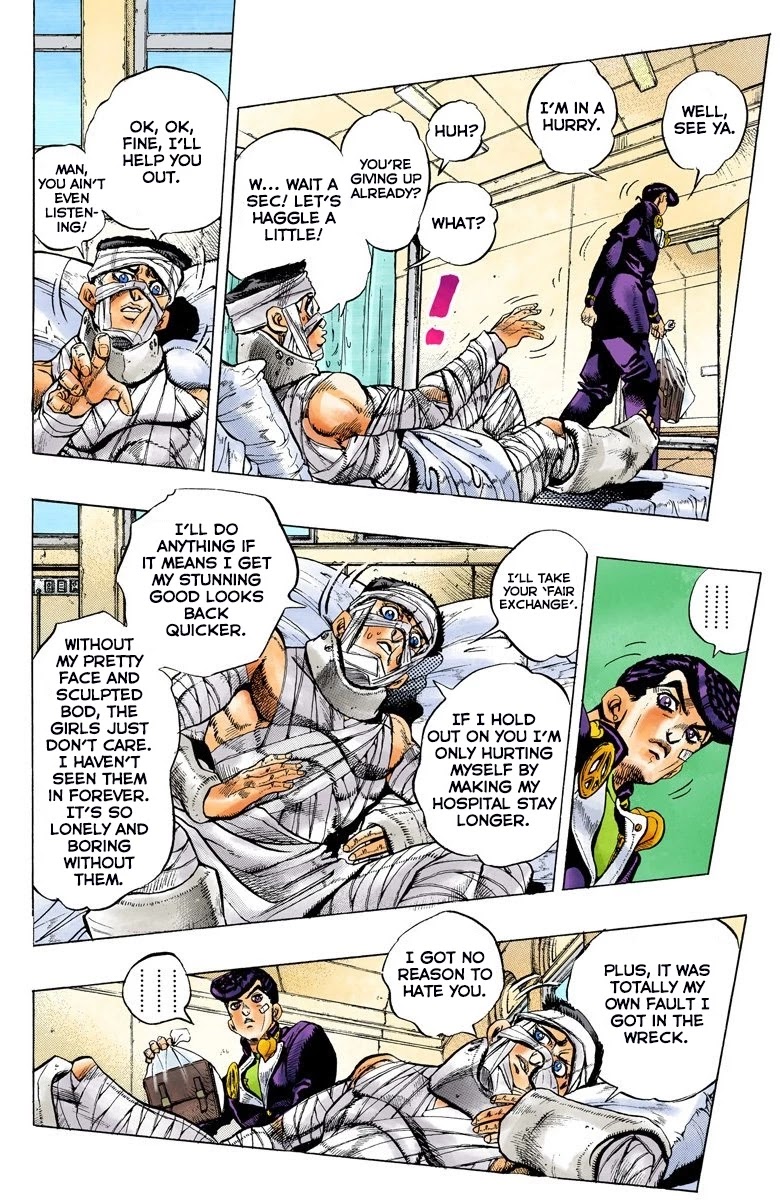 JoJo's Bizarre Adventure Part 4 - Diamond is Unbreakable (Official Colored) Chapter 139 page 5 - Chapter 139: Enigma Boy Part 1