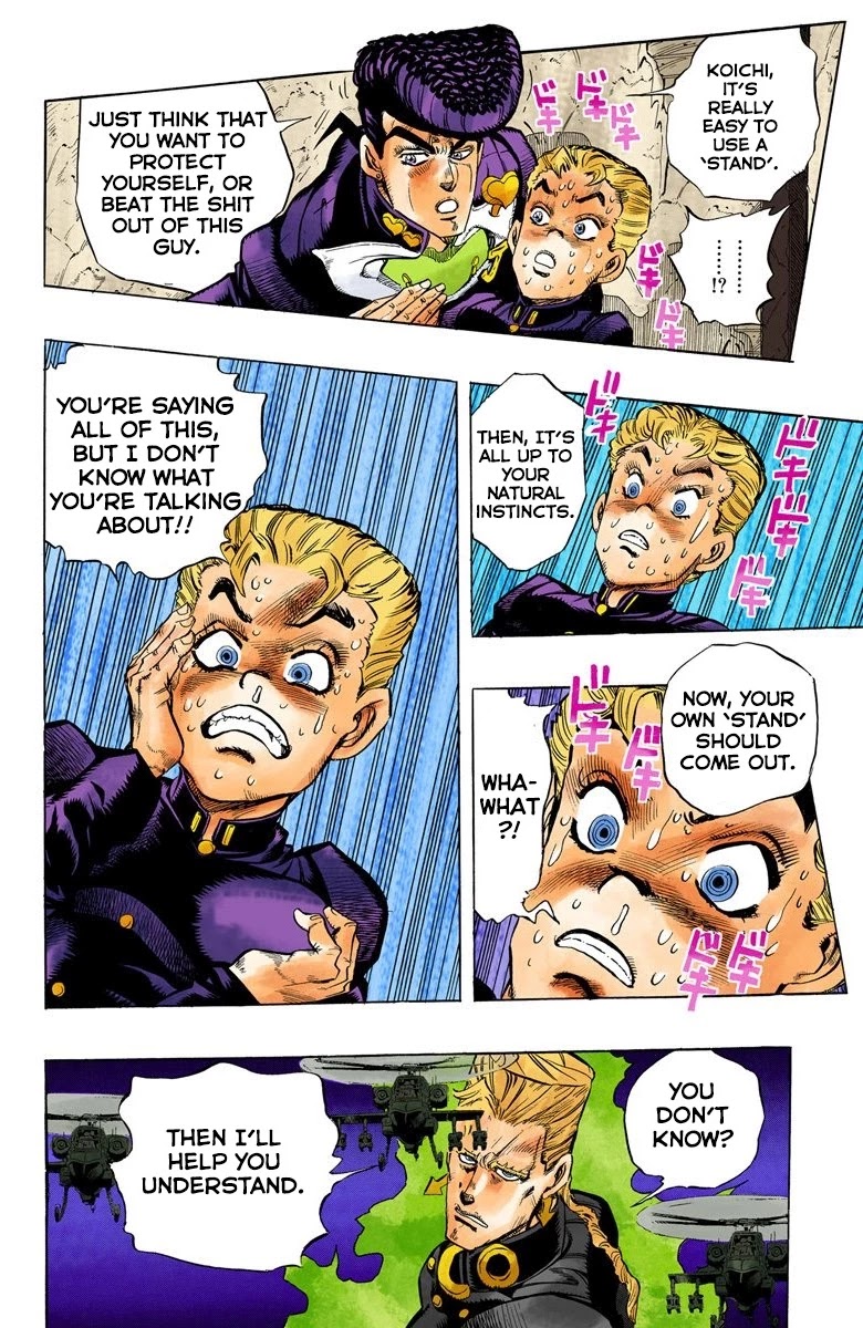 JoJo's Bizarre Adventure Part 4 - Diamond is Unbreakable (Official Colored) Chapter 14 page 11 - Chapter 14: The Nijimura Brothers - Part 6
