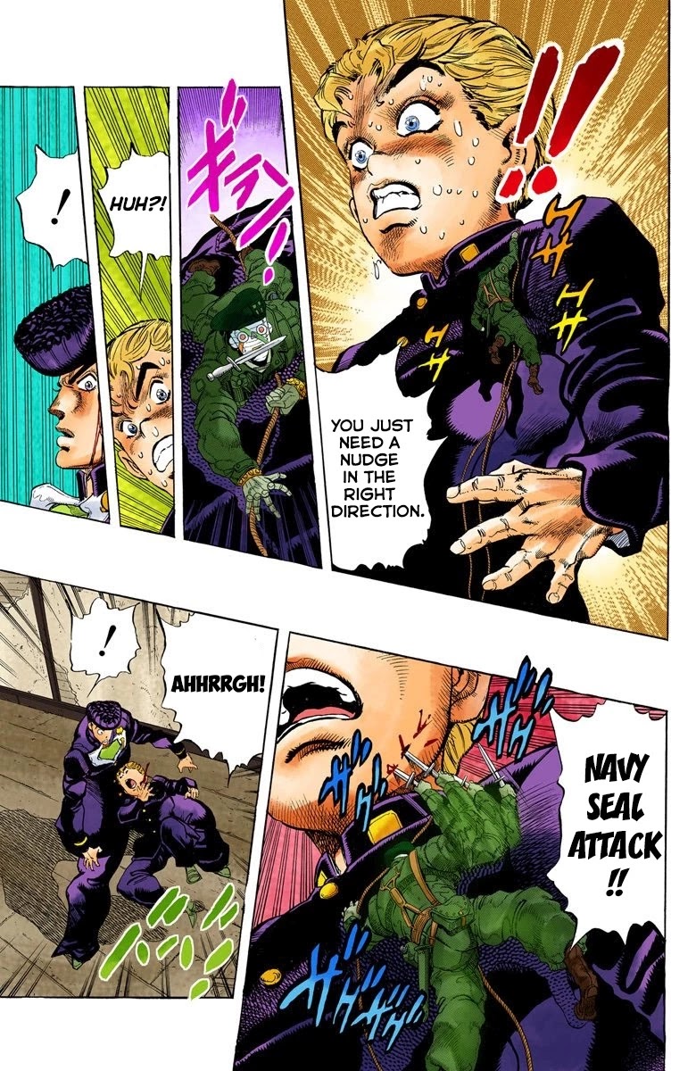 JoJo's Bizarre Adventure Part 4 - Diamond is Unbreakable (Official Colored) Chapter 14 page 12 - Chapter 14: The Nijimura Brothers - Part 6