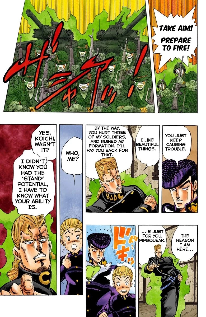 JoJo's Bizarre Adventure Part 4 - Diamond is Unbreakable (Official Colored) Chapter 14 page 8 - Chapter 14: The Nijimura Brothers - Part 6