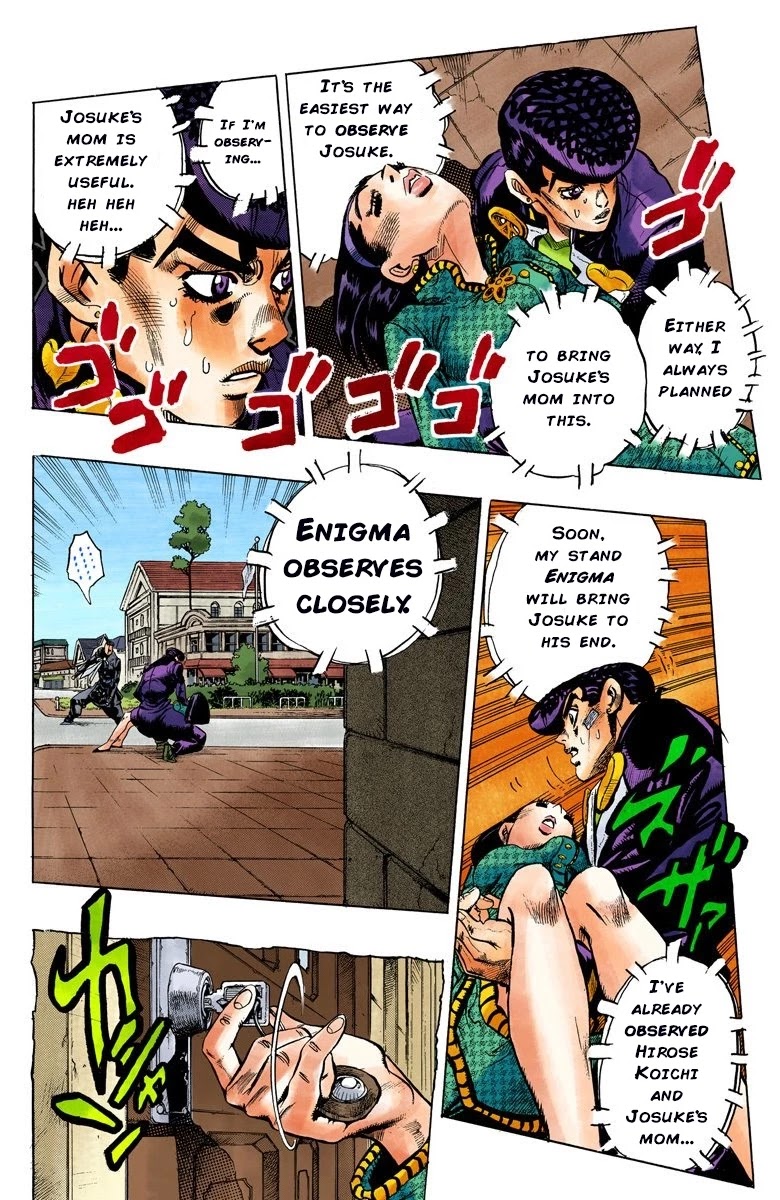JoJo's Bizarre Adventure Part 4 - Diamond is Unbreakable (Official Colored) Chapter 140 page 5 - Chapter 140: Enigma Boy Part 2