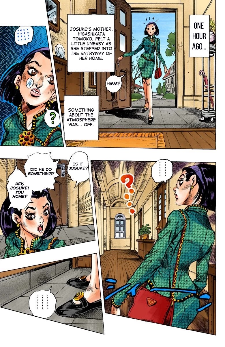 JoJo's Bizarre Adventure Part 4 - Diamond is Unbreakable (Official Colored) Chapter 140 page 6 - Chapter 140: Enigma Boy Part 2