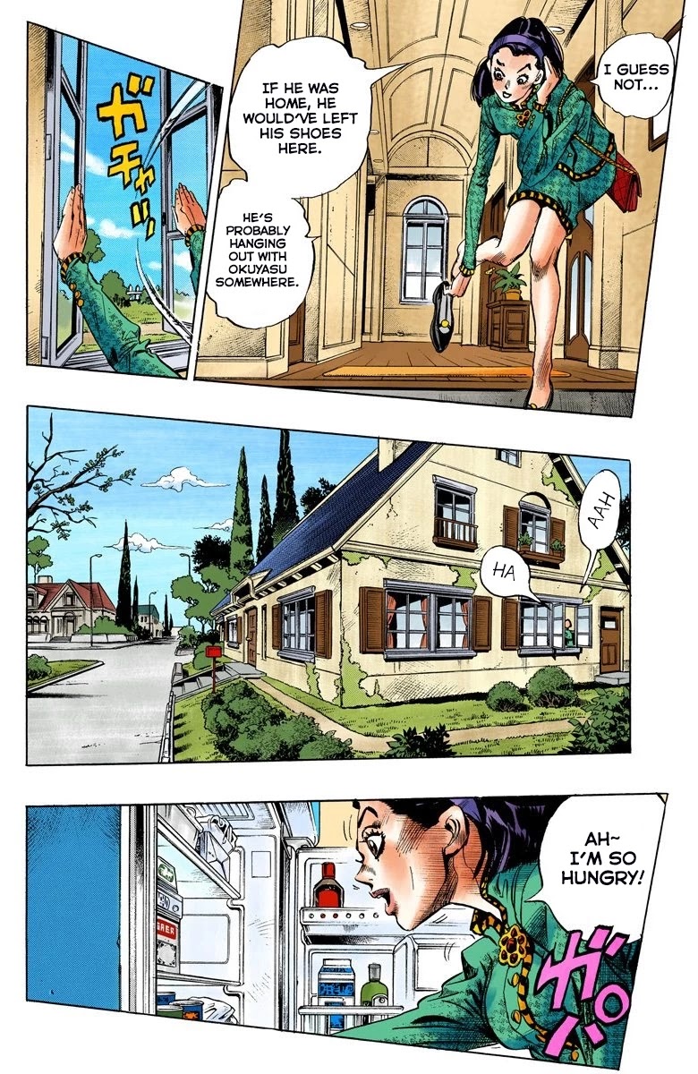 JoJo's Bizarre Adventure Part 4 - Diamond is Unbreakable (Official Colored) Chapter 140 page 7 - Chapter 140: Enigma Boy Part 2