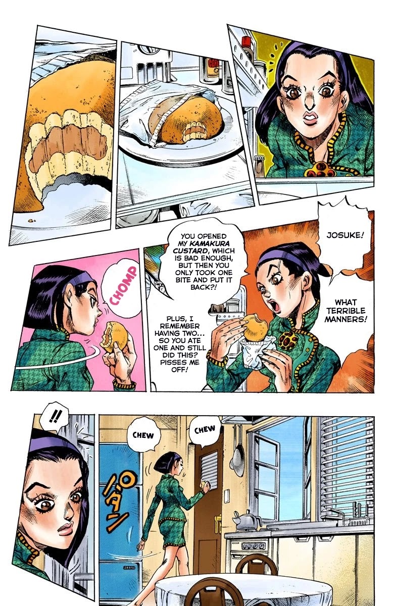 JoJo's Bizarre Adventure Part 4 - Diamond is Unbreakable (Official Colored) Chapter 140 page 8 - Chapter 140: Enigma Boy Part 2
