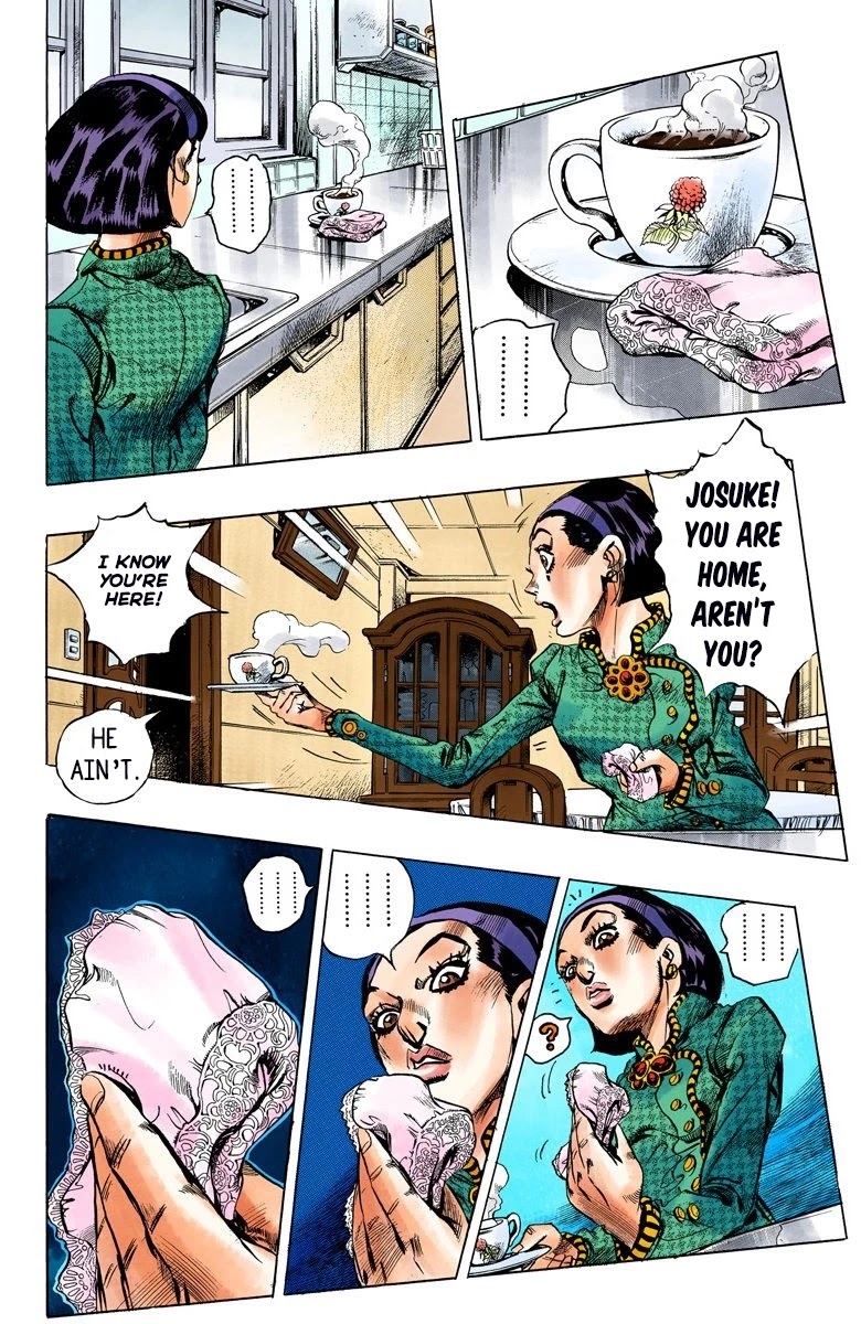 JoJo's Bizarre Adventure Part 4 - Diamond is Unbreakable (Official Colored) Chapter 140 page 9 - Chapter 140: Enigma Boy Part 2