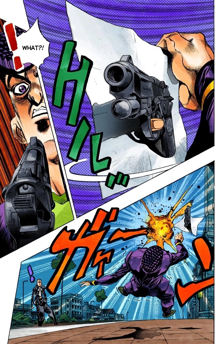 JoJo's Bizarre Adventure Part 4 - Diamond is Unbreakable (Official Colored) Chapter 141 page 10 - Chapter 141: Enigma Boy Part 3