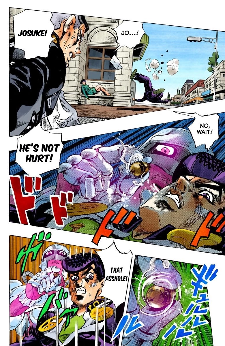 JoJo's Bizarre Adventure Part 4 - Diamond is Unbreakable (Official Colored) Chapter 141 page 11 - Chapter 141: Enigma Boy Part 3