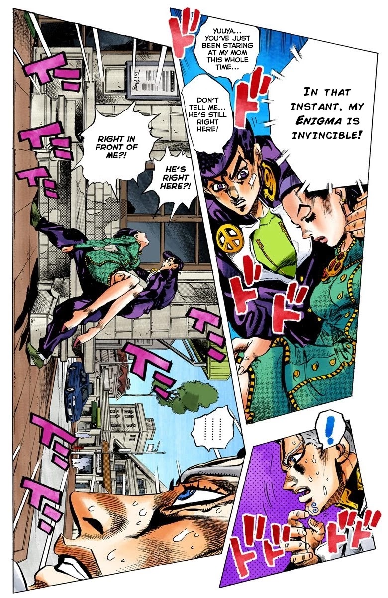 JoJo's Bizarre Adventure Part 4 - Diamond is Unbreakable (Official Colored) Chapter 141 page 3 - Chapter 141: Enigma Boy Part 3