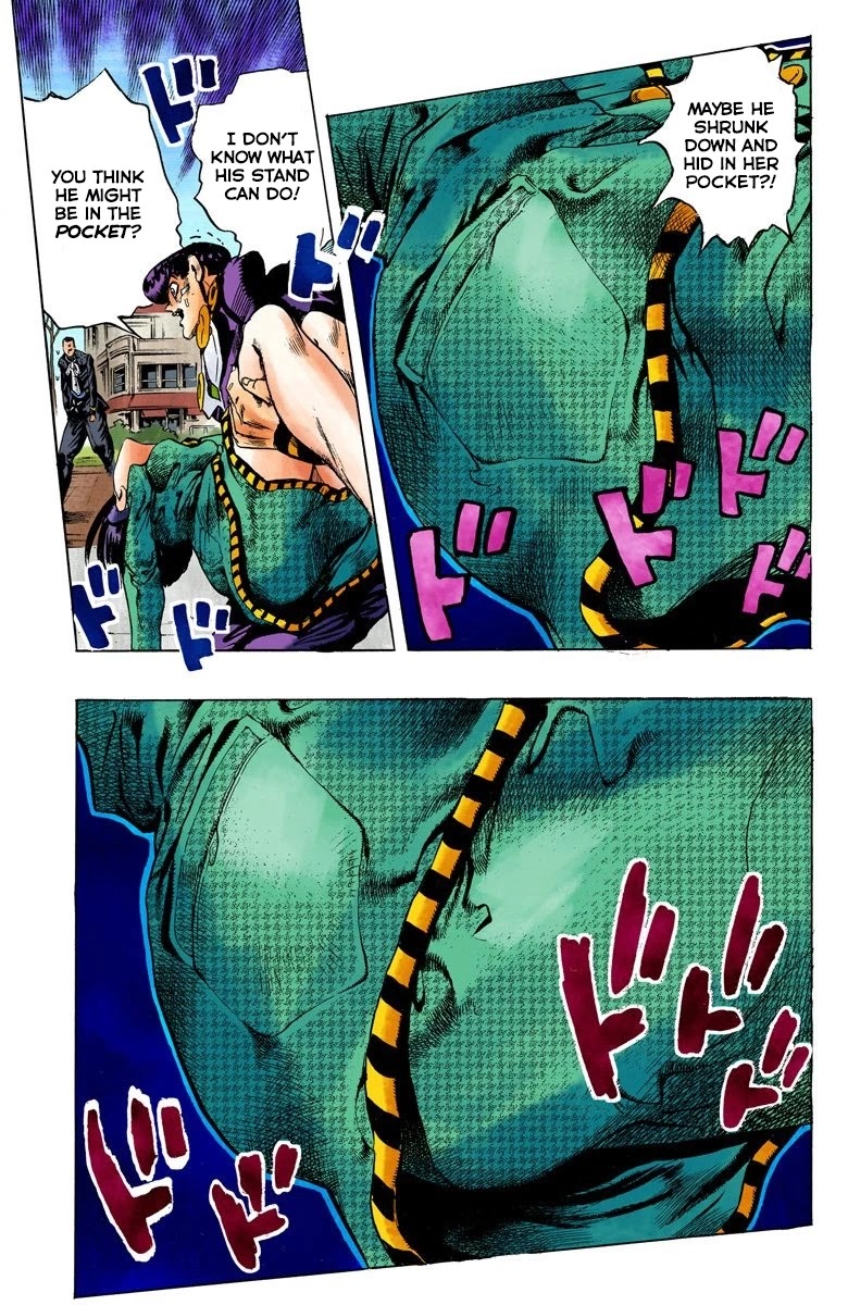 JoJo's Bizarre Adventure Part 4 - Diamond is Unbreakable (Official Colored) Chapter 141 page 4 - Chapter 141: Enigma Boy Part 3